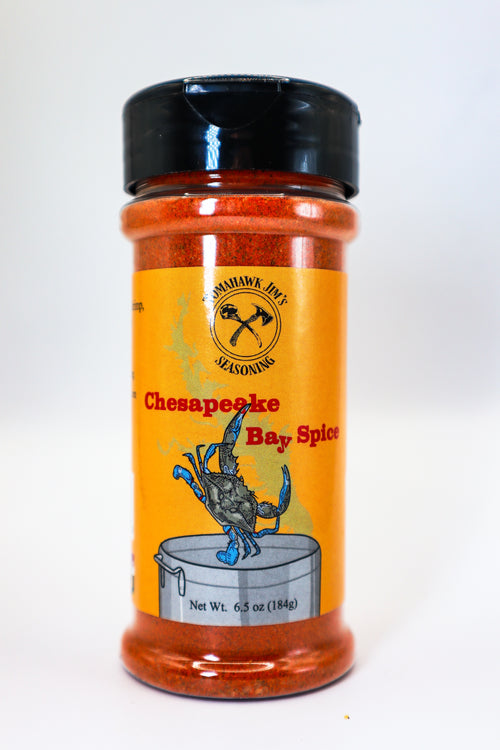 Tomahawk Jim's Chesapeake Bay Spice made for Maryland-style seafood.